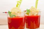 Fresh Tomato Juice Stock Photo