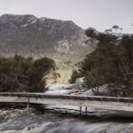 Lake Lilla In Cradle Mountain, Tasmania Stock Photo