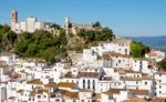 Casares, Andalucia/spain - May 5 : View Of Casares In Spain On M Stock Photo