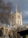 View Of Southwark Cathedral  In London Stock Photo