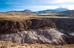 Pre Inca Traditional Salt Mine Stock Photo