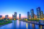 Incheon, South Korea - May 20 : Songdo Central Park Is The Green Space Plan,inspired By Nyc. Photo Taken May 20,2015 In Incheon, South Korea Stock Photo