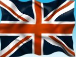 Union Jack Means British Flag And Country Stock Photo