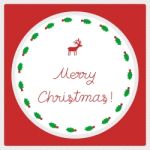 Merry Christmas Greeting Card46 Stock Photo