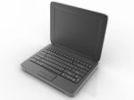 3d Laptop  Stock Photo