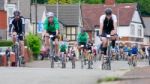 Cyclists Participating In The Velethon Cycling Event In Cardiff Stock Photo