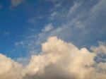 Clouds Of A Storm Over The City Float  Stock Photo