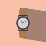 Watch Flat Icon   Illustration  Stock Photo