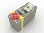 Dollar Target Stock Photo