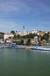 Belgrade, Capital Of Serbia, View From The River Sava Stock Photo