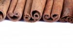 Pile Of Cinnamon Spice Quills Stock Photo