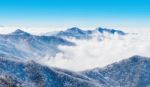 Landscape In Winter,deogyusan In Korea Stock Photo