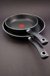 Frying Pans Stock Photo