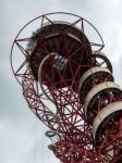 The Arcelormittal Orbit Sculpture At The Queen Elizabeth Olympic Stock Photo