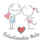 Relationship Help Means Love And Romance Assistance Stock Photo