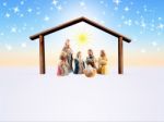 Nativity Scene Stock Photo