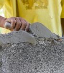 Bricklayer Stock Photo