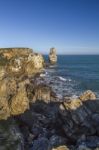 Papoa Viewpoint Near Peniche Stock Photo