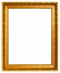 Gold Frame Stock Photo