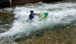 Water Sports At The Cardiff International White Water Centre Stock Photo