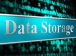 Data Storage Shows Hardware Datacenter And Server Stock Photo