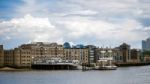 Sloop Moored On The North Bank Of The River Thames Stock Photo