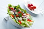 Greek Salad Stock Photo