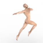 Naked Dancer Stock Photo