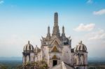 Temple On Top Of Mountain,architectural Details Stock Photo