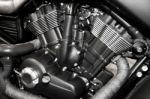 Motorcycle Engine Stock Photo