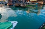 Venice Italy San Trovaso Squero View Stock Photo