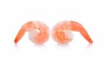 Shrimp Isolated On The White Background Stock Photo