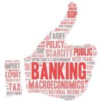 Business & Finance Related Word Cloud Hand Background Stock Photo