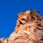 Rocky Outcrop In Zion National Park Stock Photo