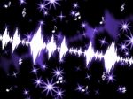 Sound Wave Shows Musical Soundwave And Backgrounds Stock Photo