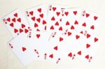 Card Gambling Stock Photo