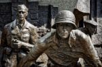 Monument To Polish Fighters Uprising In Warsaw Stock Photo