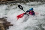 Water Sports At The Cardiff International White Water Centre Stock Photo