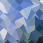 Carolina Blue Abstract Low Polygon Background Stock Photo