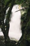 Knyvet Falls In Cradle Mountain Stock Photo