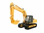 Excavator Isolated Stock Photo