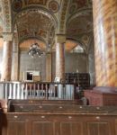 Synagogue, Interior And Religious Objects  Stock Photo