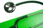 Green Medical Background Stock Photo