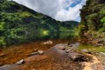 Upper Lake In Glendalough Stock Photo