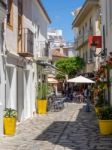 Estepona, Andalucia/spain - May 5 : Street Scene In Estepona Spa Stock Photo