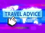 Travel Advice Shows Holidays Advisor And Touring Stock Photo