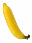 Banana Isolated On White Stock Photo