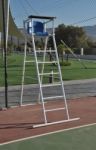 Tennis Referee Chair Stock Photo