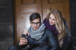 Attractive Young Couple In Love Stock Photo