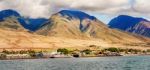 View At The Coastline In Maui Island In Hawaii Stock Photo